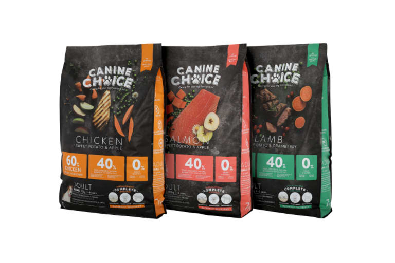 Canine choice puppy large dog food shop